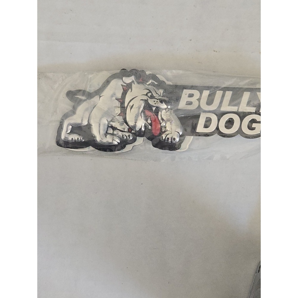 2 Bully Dog Computer Programer Diesel LS Stickers Decals Lrg 6 X 4 Silver Tone